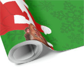 De Kerstman Donald Trump Lelijke Kerst Cadeaupapier (Rol Hoek)