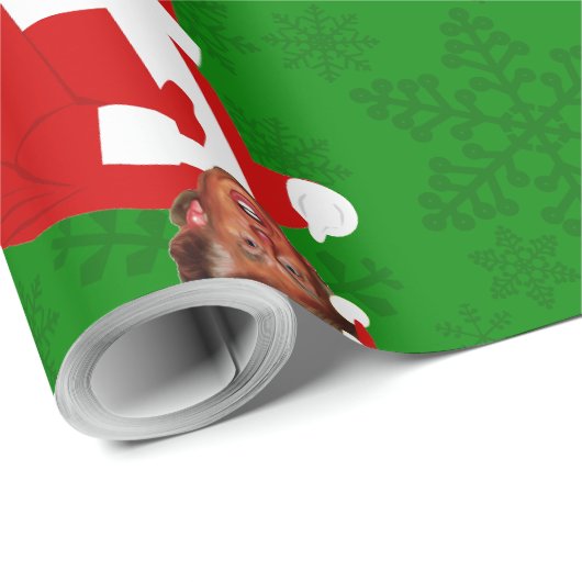 De Kerstman Donald Trump Lelijke Kerst Cadeaupapier (Rol Hoek)