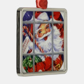 De Kerstman door de Comités van het Venster Metalen Ornament (Rechts)