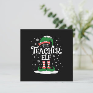 De Kerstman Elf Kerst Familie Matching Groep Kaart