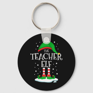 De Kerstman Elf Kerst Familie Matching Xmas Gro Sleutelhanger