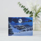 De Kerstman en de Arctica Feestdagenkaart (Staand voorkant)