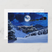 De Kerstman en de Arctica Feestdagenkaart (Voorkant / Achterkant)