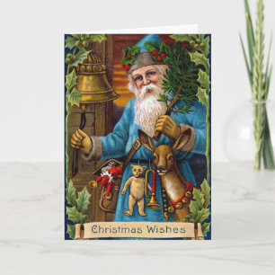 De Kerstman en de Bell Feestdagen Kaart