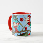 De Kerstman en de Elves zijn klaar! Mok (Voorkant links)