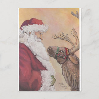 De Kerstman en de komeet Feestdagenkaart