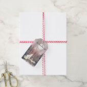 De Kerstman en de Polar Beren Cadeaulabel (Met Touw)