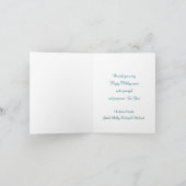 De Kerstman en de Polar Beren Feestdagen Kaart (Binnen)