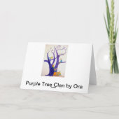 De kerstman en de Rabijn maken vrede Feestdagen Kaart (Achterkant)