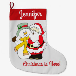 De Kerstman en de Snowman - Kerstmis is hier! Grote Kerstsok