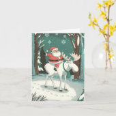 De Kerstman en de Witte Moose Kaart (Gele Bloem)