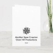 De Kerstman en Menorah Feestdagen Kaart (Achterkant)