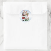 De Kerstman en mevrouw Claus Sticker (Tas)