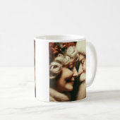 De Kerstman en mevrouw Claus wrijven over de neuze Koffiemok (Voorkant rechts)