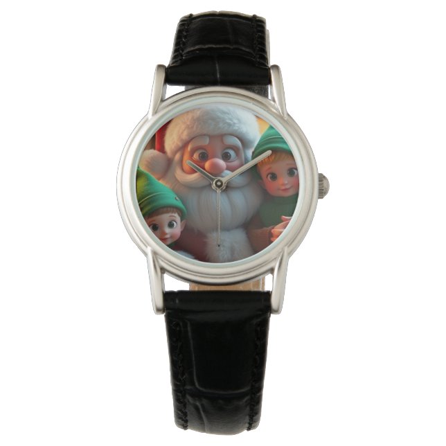 De Kerstman en zijn elven Horloge (Voorkant)