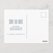 De Kerstman en zijn Rendier Kerstmis Save the Date Briefkaart (Achterkant)