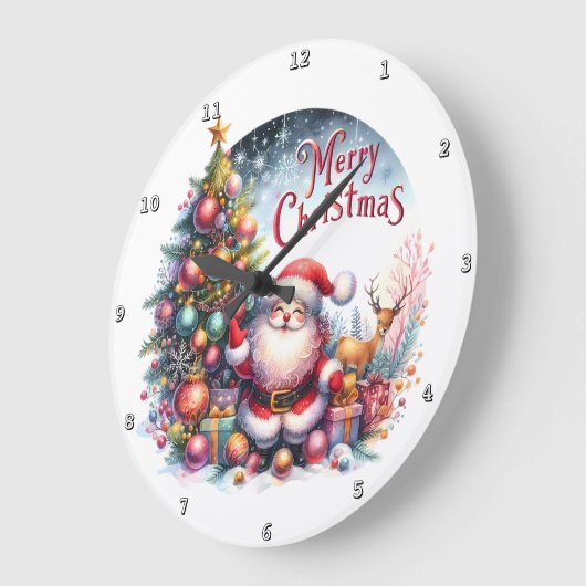 De Kerstman en zijn rendiervriend Grote Klok (Hoek)