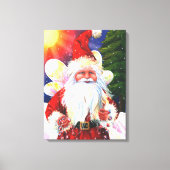 De Kerstman Fee Canvas Afdruk (Voorkant)