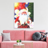 De Kerstman Fee Canvas Afdruk (Insitu (Woonkamer))
