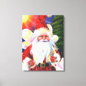 De Kerstman Fee Canvas Afdruk (Voorkant)