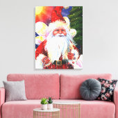 De Kerstman Fee Canvas Afdruk (Insitu (Woonkamer))