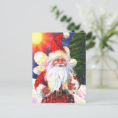 De Kerstman Fee Feestdagenkaart (Staand voorkant)