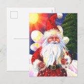 De Kerstman Fee Feestdagenkaart (Voorkant / Achterkant)