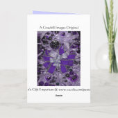 De kerstman feestdagen kaart (Achterkant)