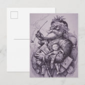De Kerstman Feestdagenkaart (Voorkant / Achterkant)