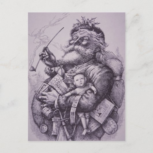 De Kerstman Feestdagenkaart (Voorkant)