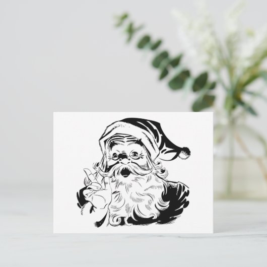 De Kerstman Feestdagenkaart (Staand voorkant)