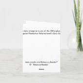 De Kerstman gekscheert Ongehoorzaam of Nice Feestdagen Kaart (Achterkant)