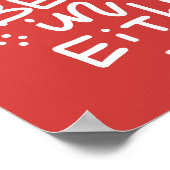 De Kerstman gelooft ook niet in jou Poster (Hoek)