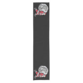 De kerstman gelooft ook niet in jou, team kerstman korte tafelloper (Voorkant)