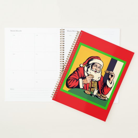 De Kerstman geniet van een hapje Planner (Display)