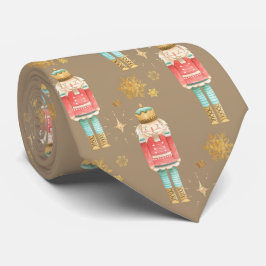 De kerstman Golden Snowflakes Kraft Stropdas