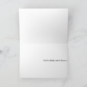 De Kerstman haat je Wenskaart Feestdagen Kaart (Binnen)