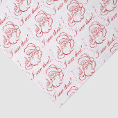 De kerstman heeft dat gezien! tissuepapier (Detail)