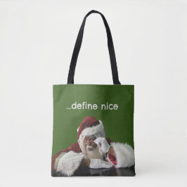 De Kerstman heeft een beetje plezier Tote Bag