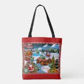 De Kerstman heeft een beetje plezier Tote Bag (Achterkant)