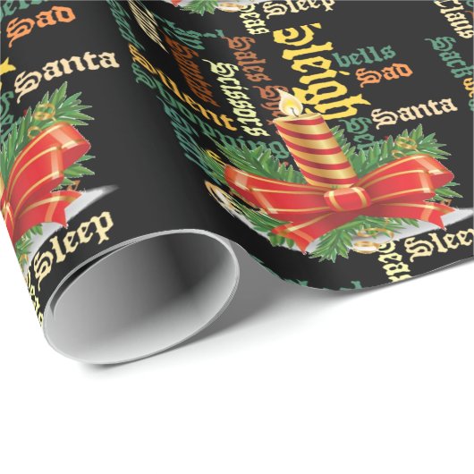 De kerstman heeft een fijne dag en een betere nach cadeaupapier (Rol Hoek)