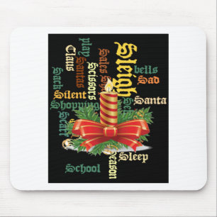 De kerstman heeft een fijne dag en een betere nach muismat