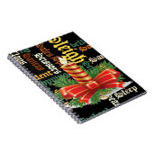 De kerstman heeft een fijne dag en een betere nach notitieboek (Rechterzijde)