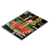 De kerstman heeft een fijne dag en een betere nach notitieboek (Linkerzijde)