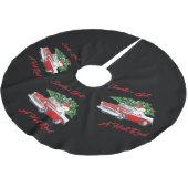 De kerstman heeft een hotpad kerstboom rok (Gekanteld)