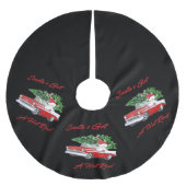 De kerstman heeft een hotpad kerstboom rok (Voorkant)