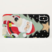 De Kerstman heeft een lijst Case-Mate iPhone Case (Achterkant (horizontaal))
