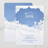 De Kerstman heeft een nieuwe Sluitingskaart Kaart (Voorkant / Achterkant)