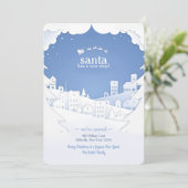 De Kerstman heeft een nieuwe Sluitingskaart Kaart (Staand voorkant)