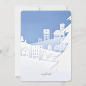 De Kerstman heeft een nieuwe Sluitingskaart Kaart (Achterkant)